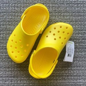 Yellow CROCS